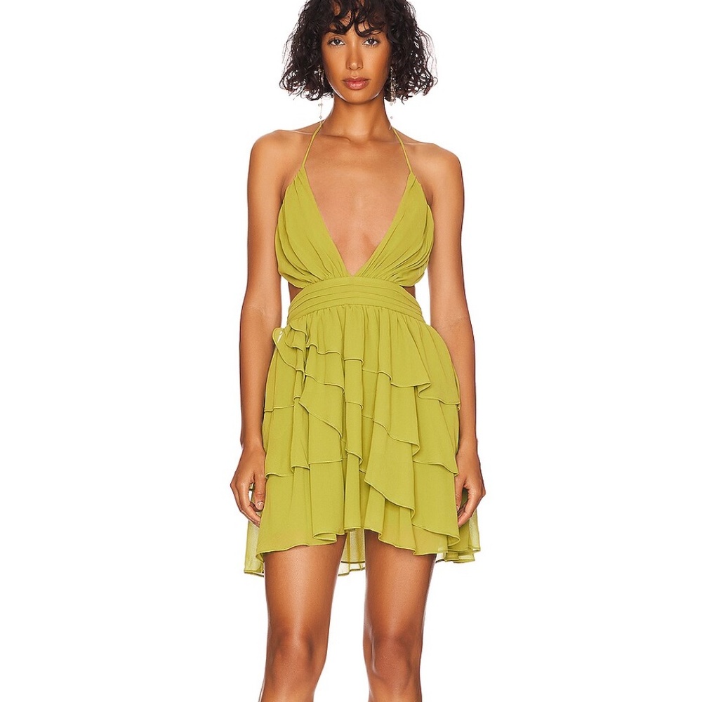 New Nbd  HORTENSIA MINI DRESS green
